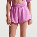Nike Dri-FIT One 2 in 1 3in Shorts Niña - Light Magenta/White