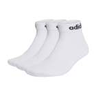 adidas Linear Cushioned Low x 3 Socks - White/Black