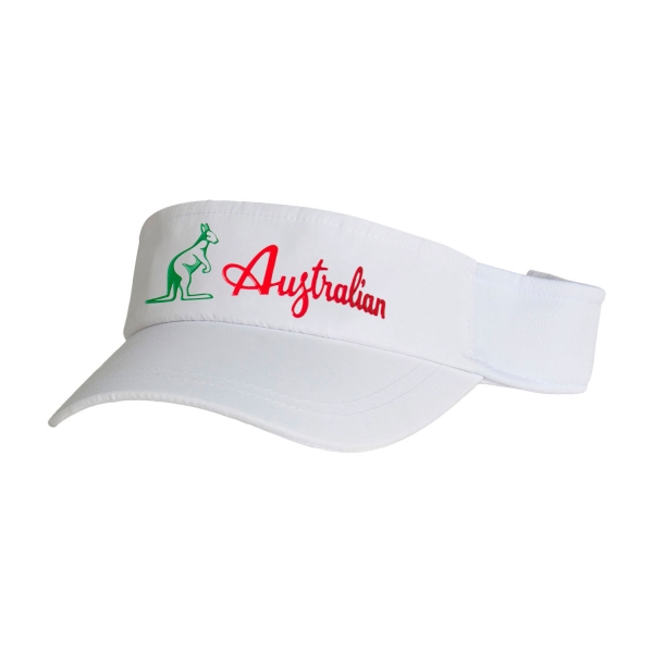Tennis Hats and Visors Australian Logo Visor  Bianco TEXCA0009002