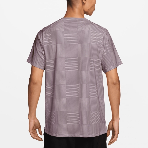 Nike Court Advantage Printed T-Shirt - Light Violet Ore/Black