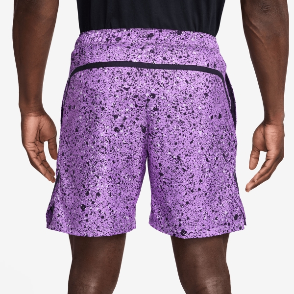 Nike Court Victory AOP 7in Shorts - Bright Violet/Purple Dynasty/White