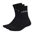 adidas Linear Cushioned x 3 Socks - Black/White