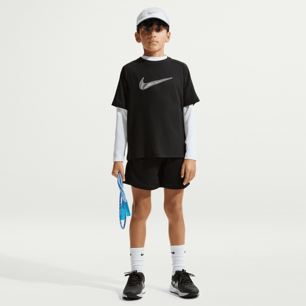 Nike Multi Swoosh Camiseta Niño - Black/White