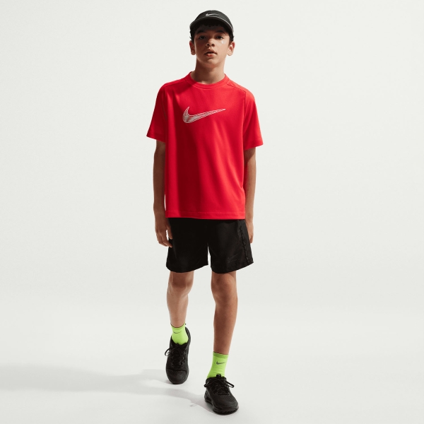 Nike Multi Swoosh Camiseta Niño - Light Crimson/White