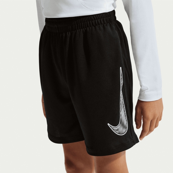 Pantaloncini e Pants Tennis Boy Nike Multi 5in Pantaloncini Bambino  Black/White IF2431010