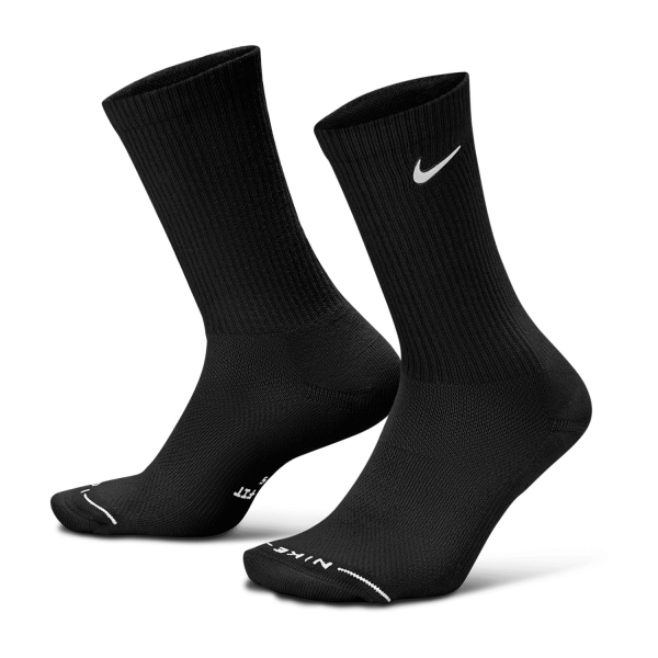 Nike Everyday Elevated Crew x 3 Socks - Black