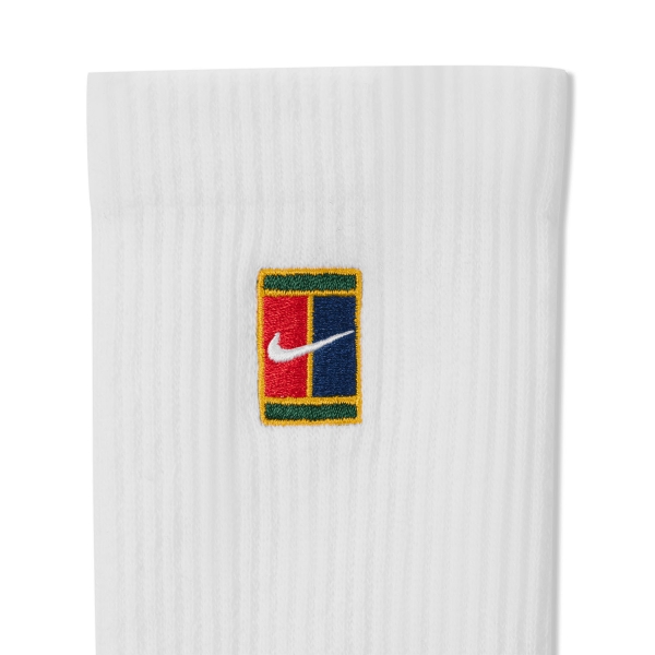 Nike Court Everyday Elevated x 3 Calze - White