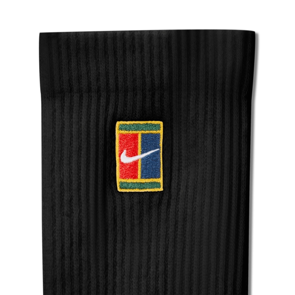 Nike Court Everyday Elevated x 3 Socks - Black