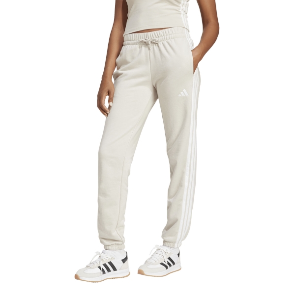 Pantaloni e Tights Tennis Donna adidas 3 Stripes Essentials Pantaloni  Wonder Alumina/White JE0049