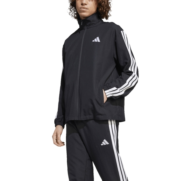 Tute Tennis Uomo adidas 3 Stripes Tuta  Black JI8849