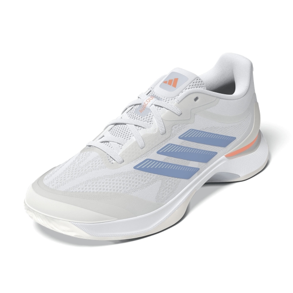 adidas Avacourt 3 - Core White/Halo Blue/Beam Orange