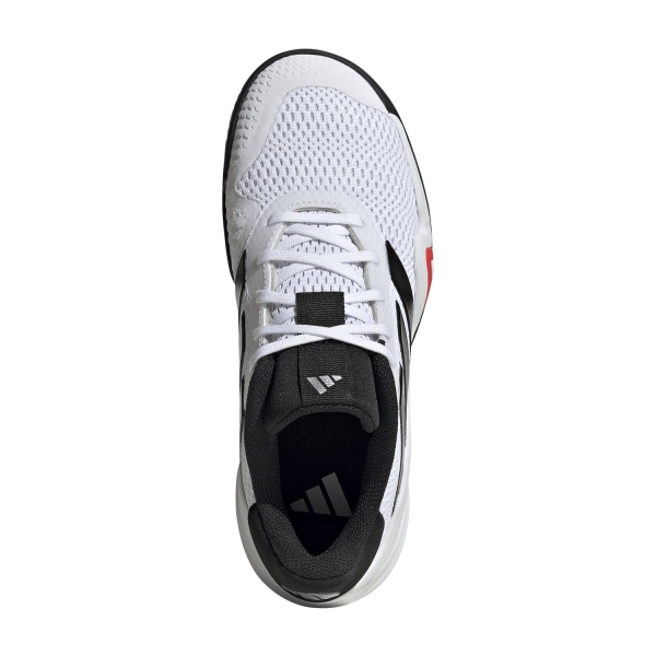 adidas Barricade Niños - FTWR White/Core Black/Lucid Red
