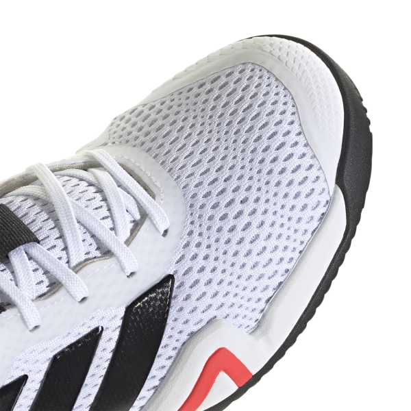 adidas Barricade Niños - FTWR White/Core Black/Lucid Red