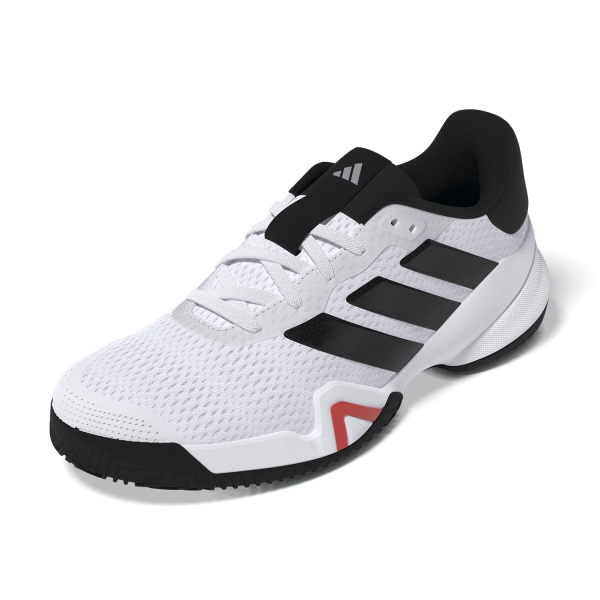 adidas Barricade Niños - FTWR White/Core Black/Lucid Red