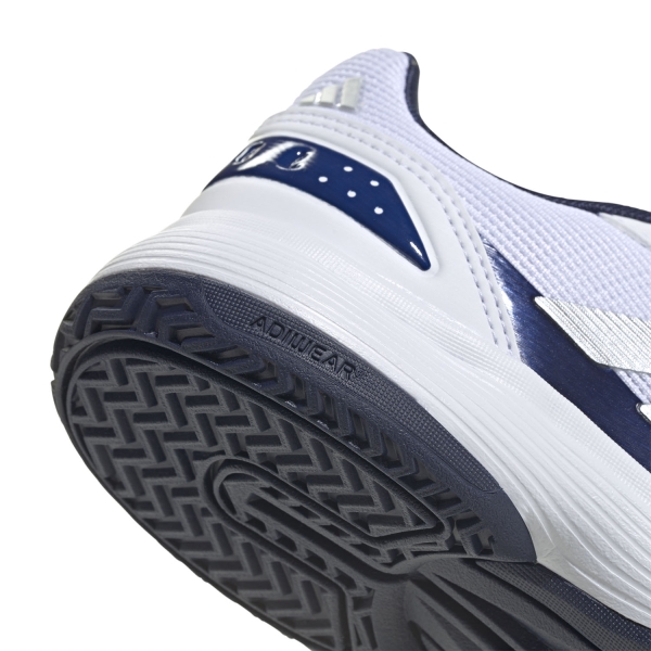 adidas Bambini Crazyquick Padel - FTWR White/Silver Metallic/Dark Blue