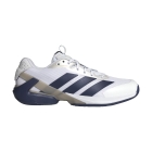 adidas ADIZERO Ubersonic 5 - FTWR White/Dark Blue/Silver Metallic