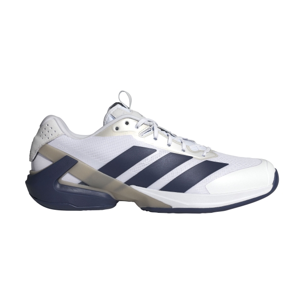Calzado Tenis Hombre adidas adizero Ubersonic 5  FTWR White/Dark Blue/Silver Metallic JR1736