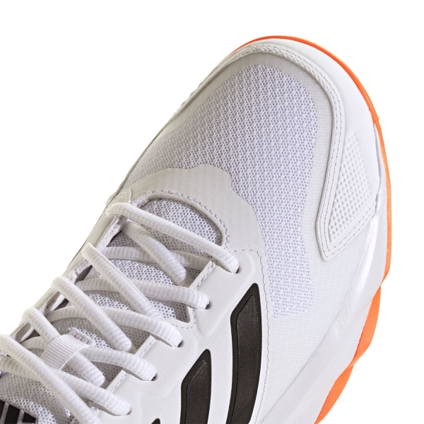 adidas Courtjam Control 3 Clay - FTWR White/Core Black/Lucid Orange