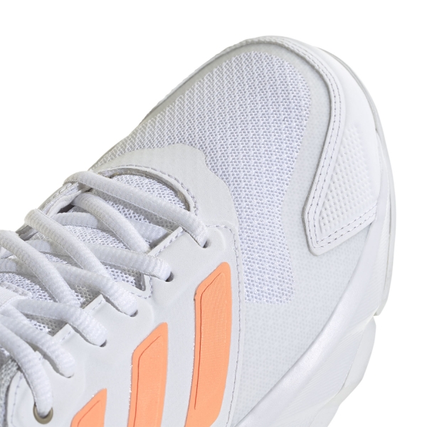 adidas Courtjam Control 3 - FTWR White/Beam Orange/Crystal White