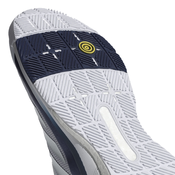 adidas Crazyquick Boost Padel - FTWR White/Silver Metallic/Dark Blue