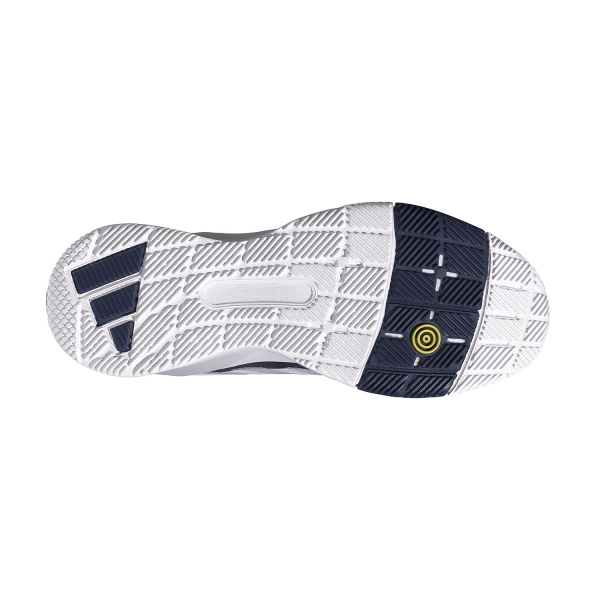 adidas Crazyquick LS Padel - FTWR White/Silver Metallic/Dark Blue