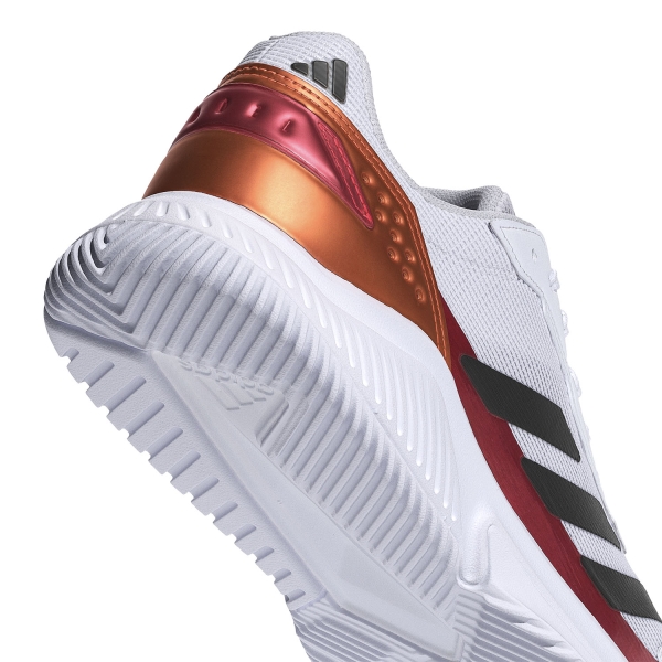 adidas Courtquick Padel - FTWR White/Core Black/Lucid Orange