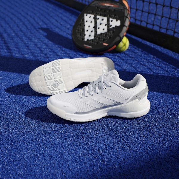 adidas Crazyquick LS Padel - FTWR White/Zero Metallic