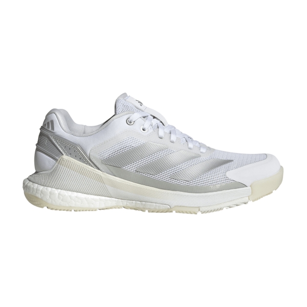 Scarpe Padel adidas Crazyquick Boost Padel FTWR White/Silver Metallic/Zero Metallic JR4660