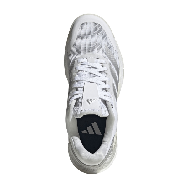 adidas Crazyquick Boost Padel - FTWR White/Silver Metallic/Zero Metallic