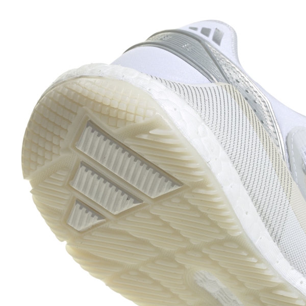 adidas Crazyquick Boost Padel - FTWR White/Silver Metallic/Zero Metallic