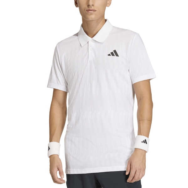 Men's Tennis Polo adidas CLIMACOOL+ FreeLift Polo  White KA5884
