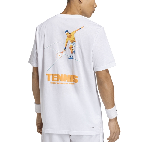 adidas Hot Egg Graphic Camiseta - White