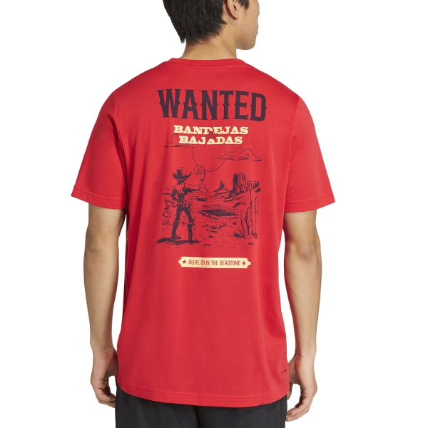 adidas Wanted T-Shirt - Pure Ruby