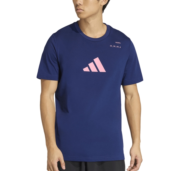 Men's Tennis Shirts adidas Category Graphic Pro TShirt  Dark Blue KB9446