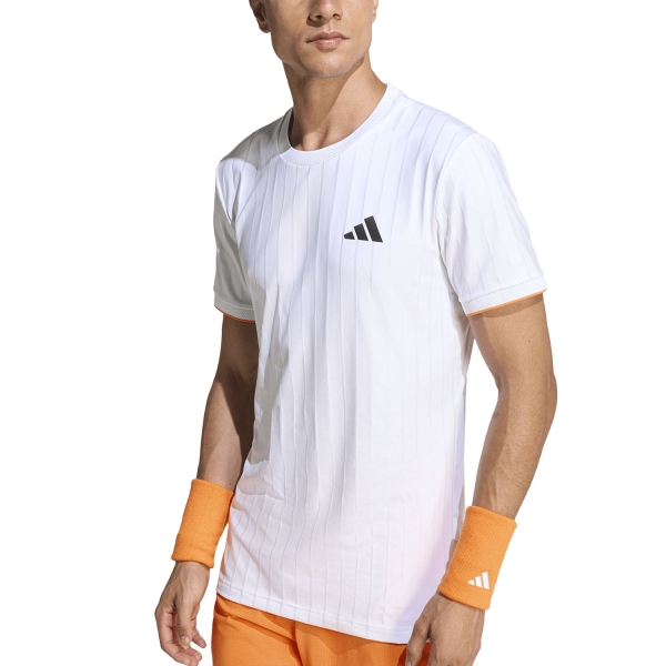 Camisetas de Tenis Hombre adidas FreeLift Pro Camiseta  White KG6054