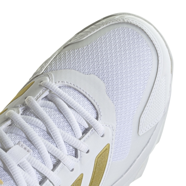adidas Courtjam Control 3 - FTWR White/Gold Metallic