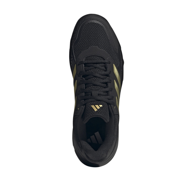 adidas CourtJam Control 3 - Core Black/Gold Metallic