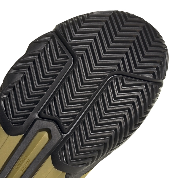 adidas CourtJam Control 3 - Core Black/Gold Metallic