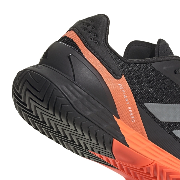 adidas Defiant Speed 2 - Core Black/Lucid Orange