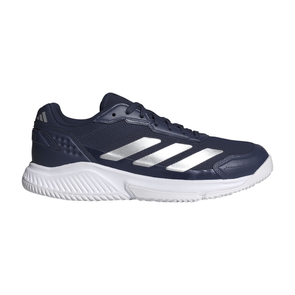 Scarpe Padel adidas Courtquick Padel  Dark Blue/Silver Metallic/FTWR White KJ3633