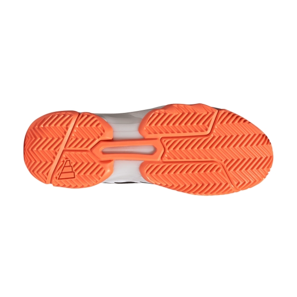 adidas CourtJam Control 3 - FTWR White/Core Black/Lucid Orange