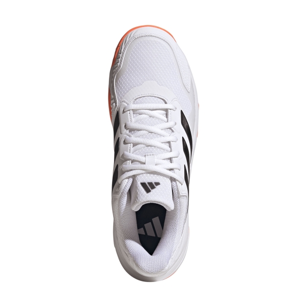 adidas CourtJam Control 3 - FTWR White/Core Black/Lucid Orange