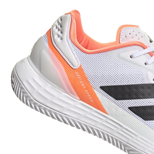 adidas Defiant Speed 2 Clay - FTWR White/Core Black/Lucid Orange