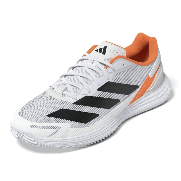 adidas Defiant Speed 2 Clay - FTWR White/Core Black/Lucid Orange