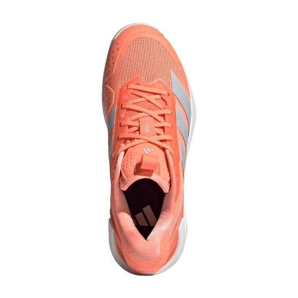 adidas adizero Ubersonic 5 Clay - Beam Orange/Halo Blue/FTWR White