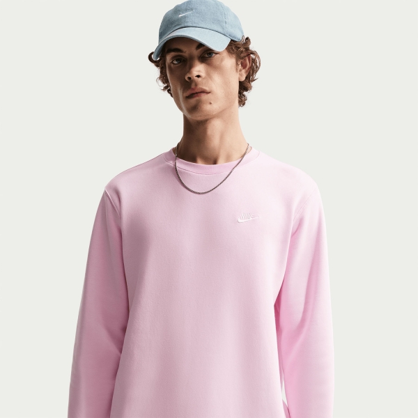 Nike Club Shirt - Pink Foam/White