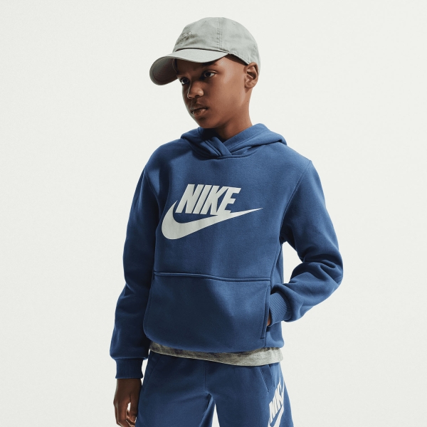 Boy Chandales y Sudadera Nike Club Pro Sudadera Ninos  Mystic Navy/White FD2988461
