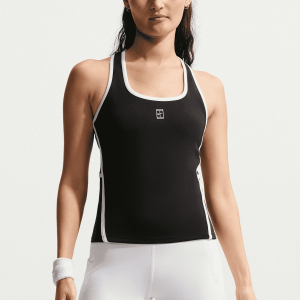 Top de Tenis Mujer Nike Court Advantage Novelty Top  Black/White II3606010