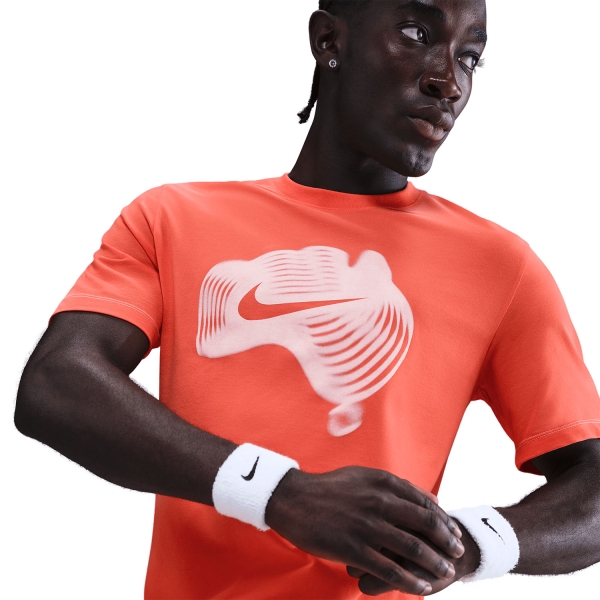 Nike Court Dri-FIT T-Shirt - Turf Orange/Sail