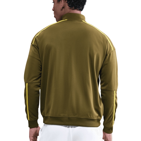 Nike Court Heritage Jacket - Olive Flak/Saffron Quartz